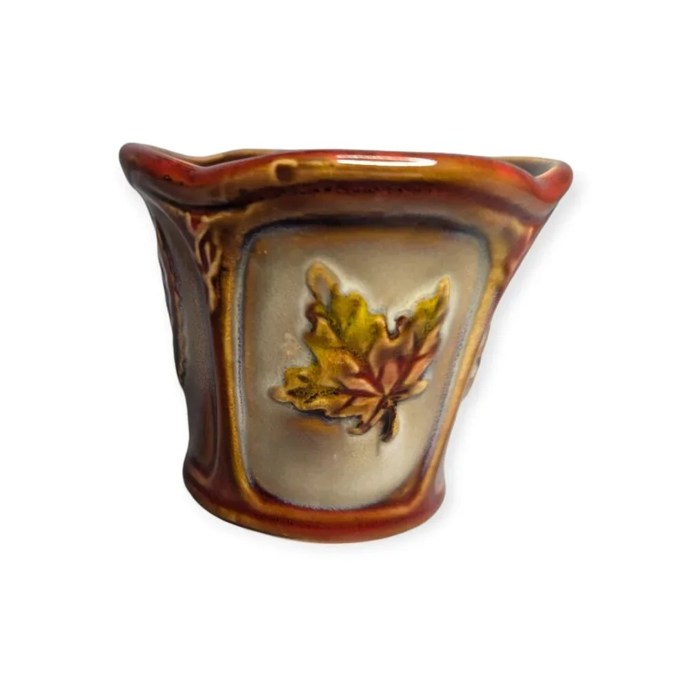 Ceramic Fall Autumn Thanksgiving Votive Candle Holder